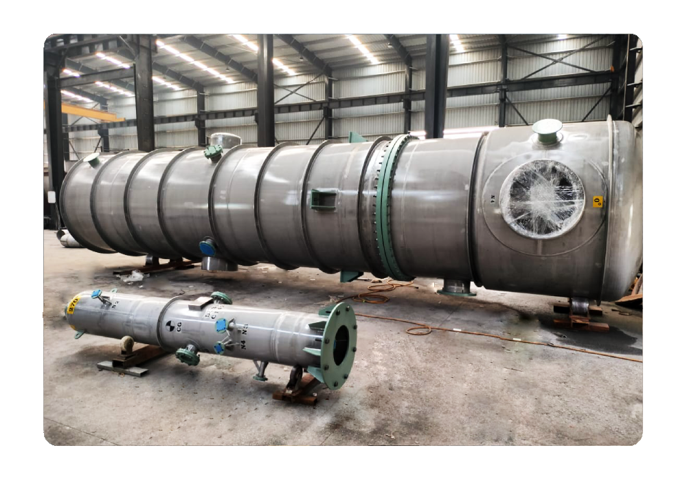 Heat Exchanger / Condensor and Sieve Bed